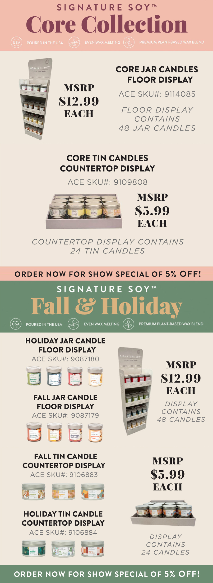 Illume Soy Signature Candles Creative Co-op